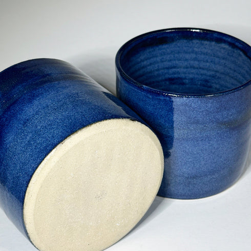 Large Cobalt Blue Handmade Ceramic Plant Pot